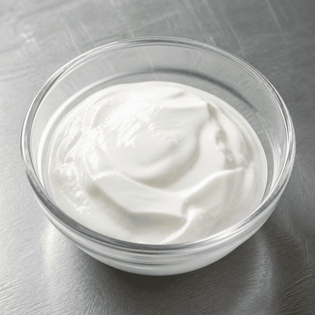 A three-quarter cup serving of plain nonfat Greek yogurt