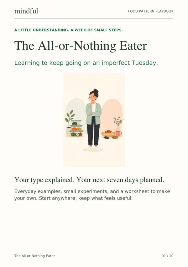 The All-or-Nothing Eater playbook page 1