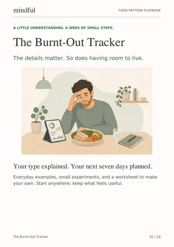 The Burnt-Out Tracker playbook page 1