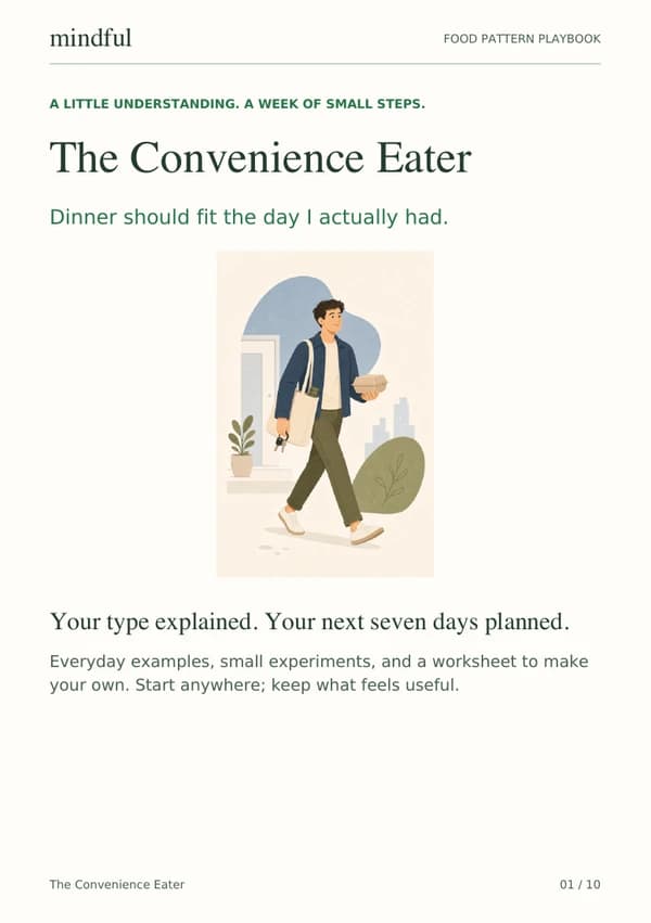 The Convenience Eater playbook page 1
