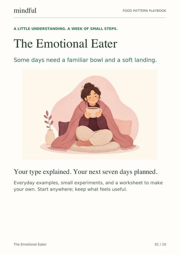 The Emotional Eater playbook page 1