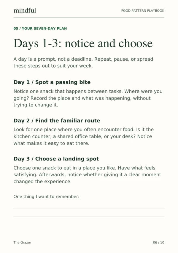 The Grazer playbook page 6