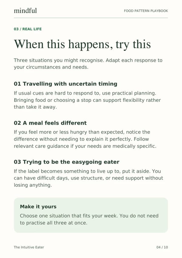 The Intuitive Eater playbook page 4
