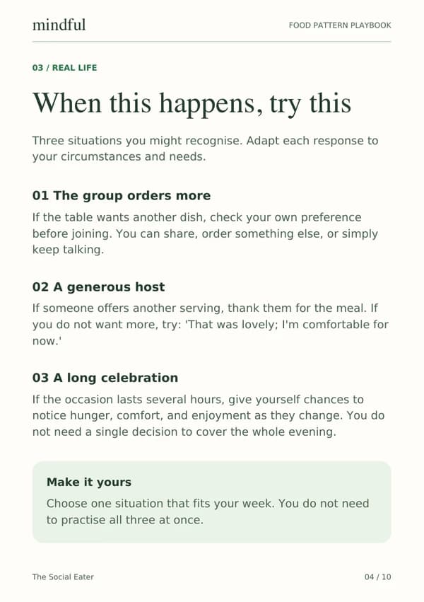 The Social Eater playbook page 4