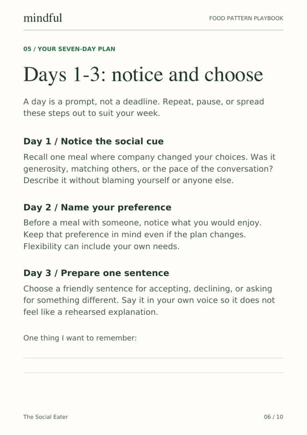 The Social Eater playbook page 6